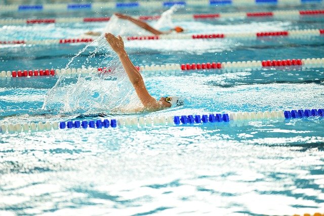 Compétition de natation